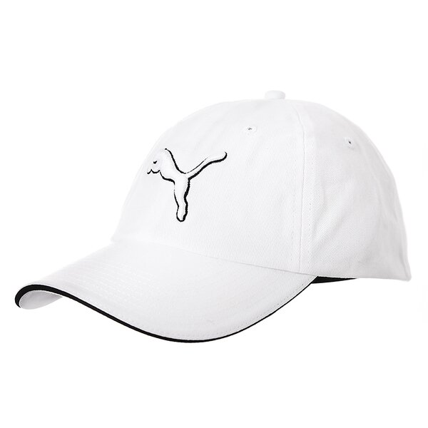 Czapka z daszkiem damska PUMA CZAPKA CAT LOGO CAP II WHITE 84341704 kolor biały
