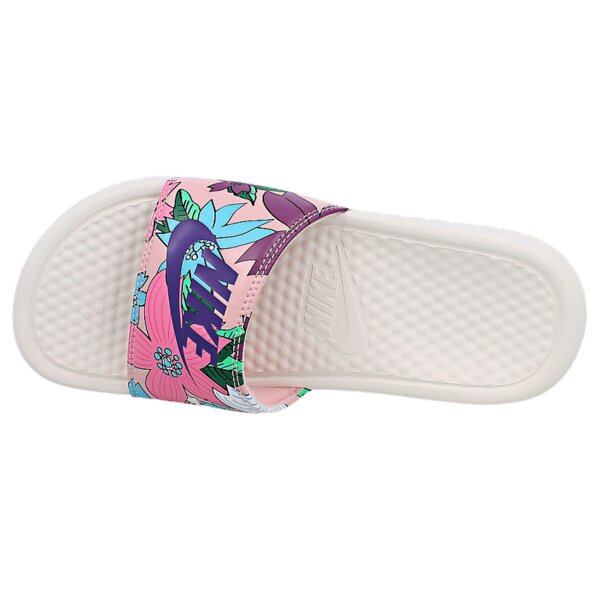 Klapki damskie NIKE WMNS BENASSI JDI PRINT  618919153 kolor biały