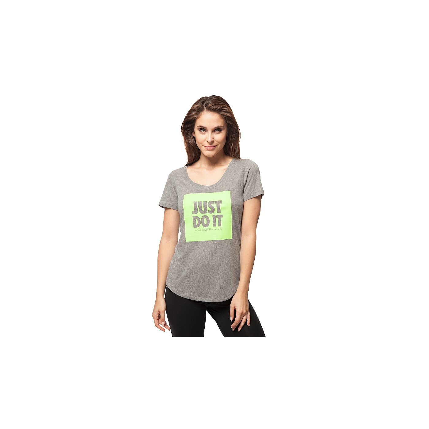 Koszulka damska NIKE T-SHIRT REFLECTIVE JDI 685514091 kolor szary