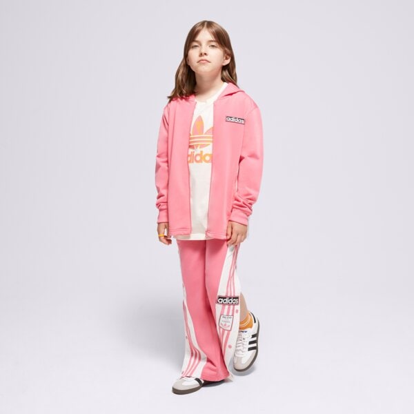 Bluza dziecięca ADIDAS BLUZA Z KAPTUREM FZ HOODIE GIRL in2115 kolor różowy