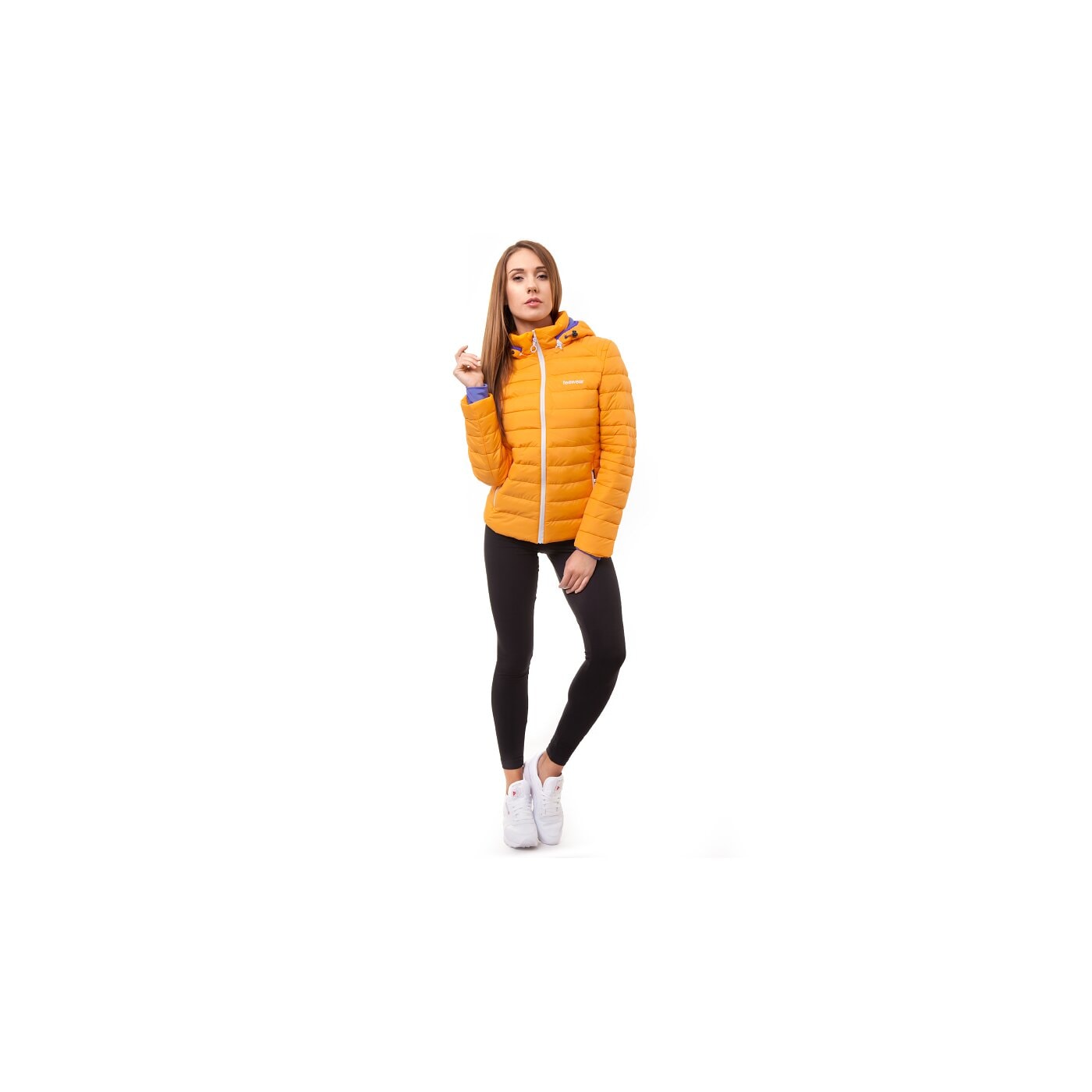 Kurtka zimowa damska FEEWEAR  KURTKA WIWA fw34pkud04002 kolor pomarańczowy