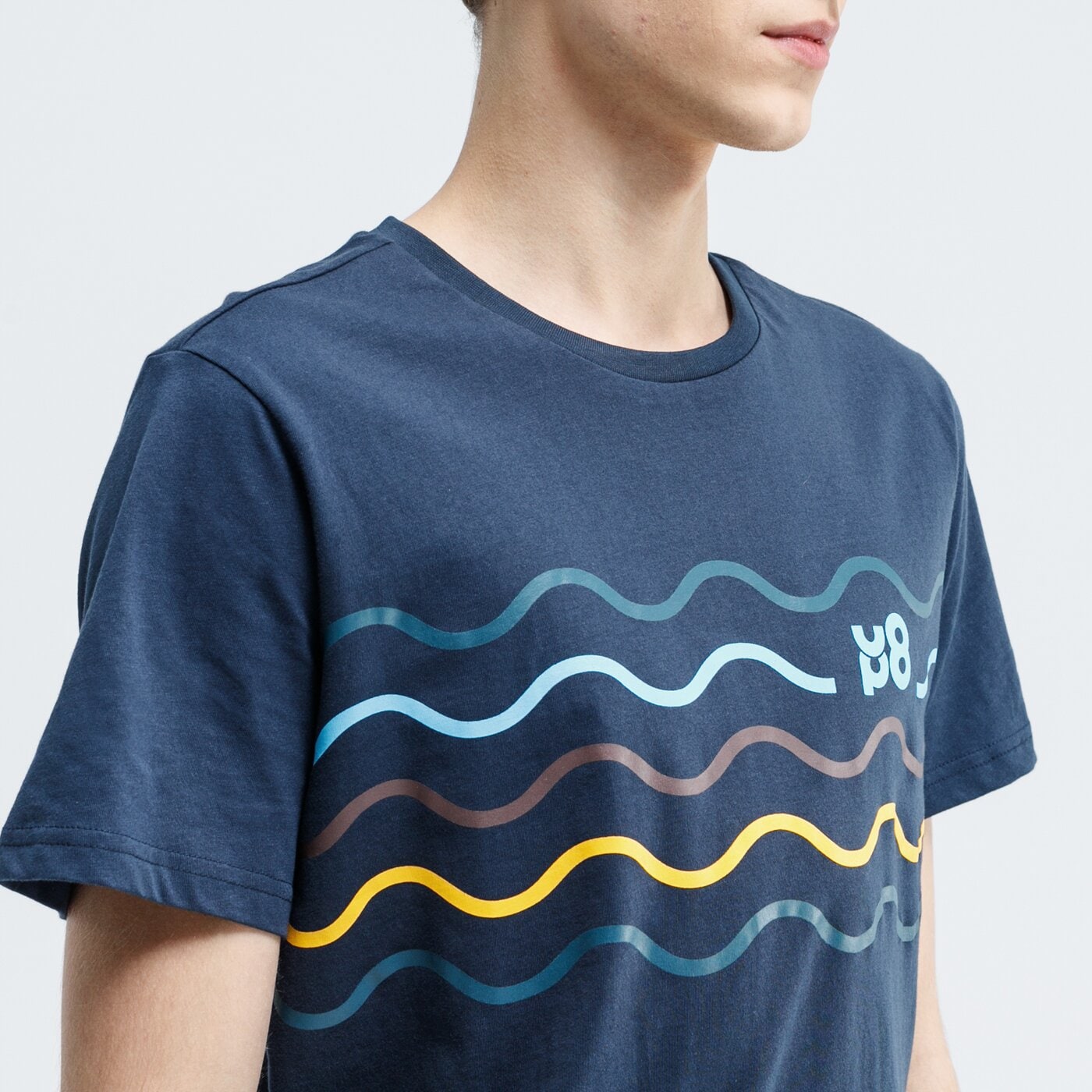 Koszulka męska UP8 T-SHIRT STEEN up120tsm01001 kolor granatowy