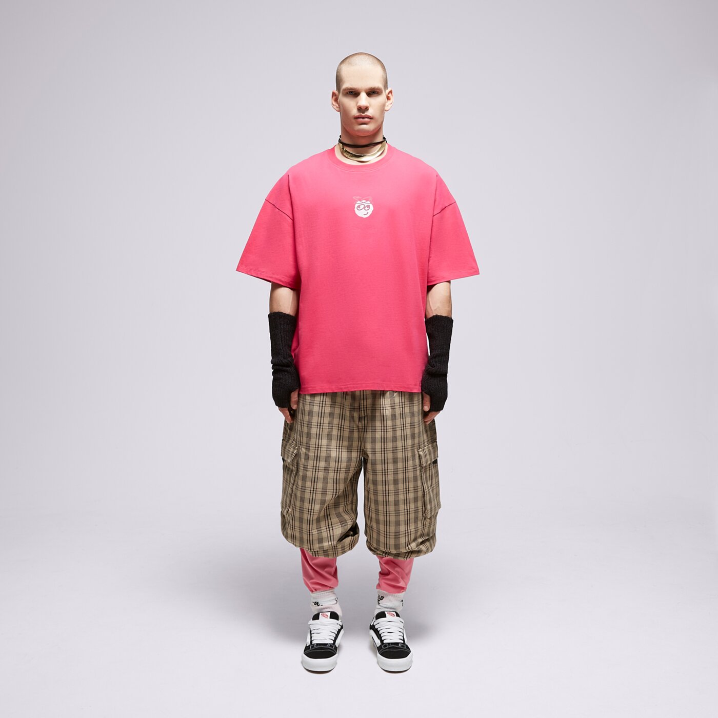 S.NOW JOB SIZEER T SHIRT "NOT MY DAY"-MAGENTA si323tsu54001 kolor różowy