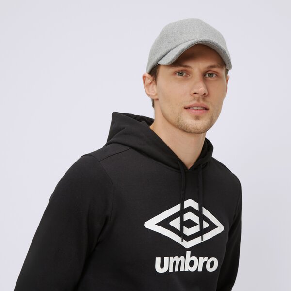 Bluza męska UMBRO BLUZA Z KAPTUREM LARGE LOGO 66412u-060 kolor czarny