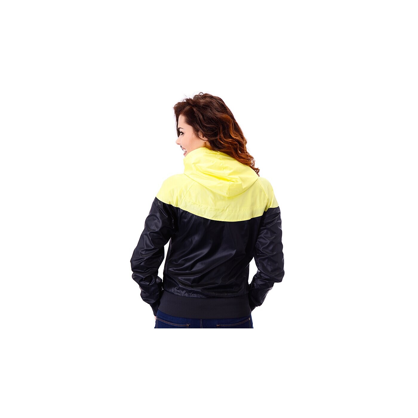 Kurtka przejściowa damska NIKE KURTKA THE WINDRUNNER 341297017 kolor czarny