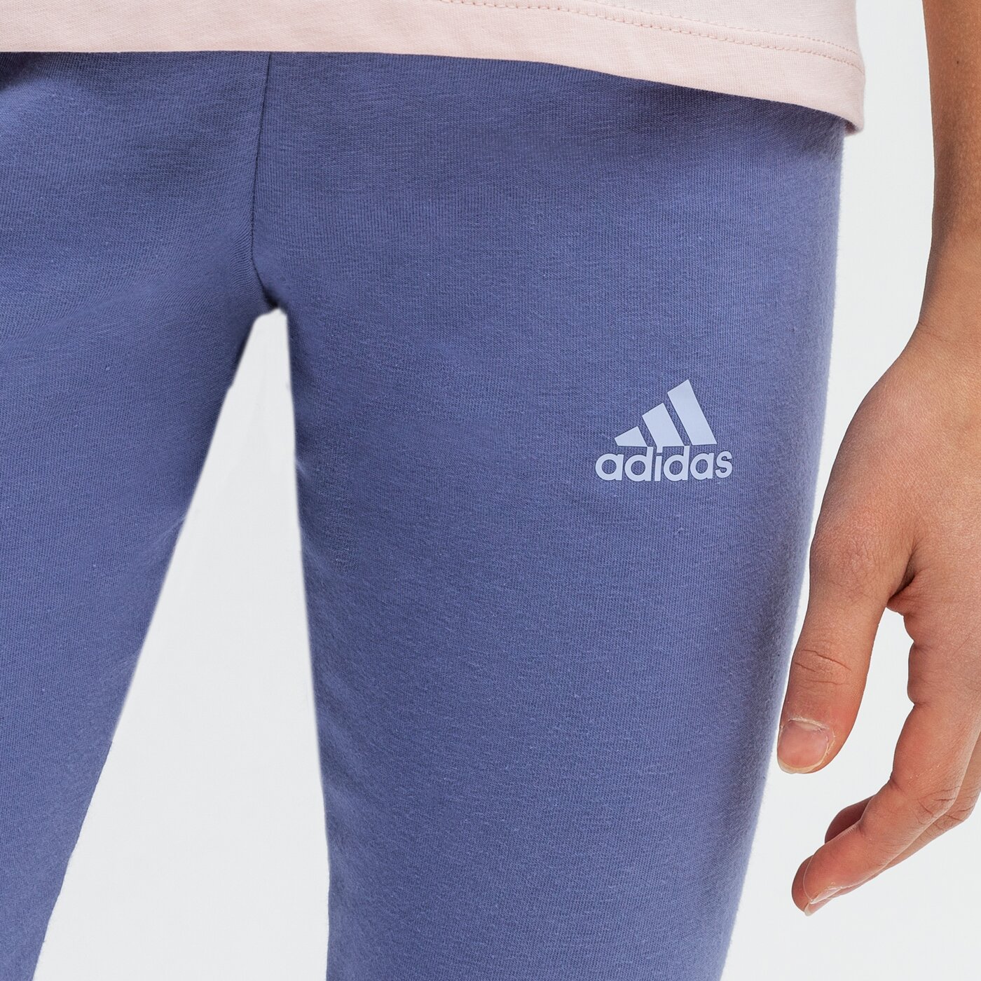 Spodnie dziecięce ADIDAS LEGGINGS G LIN LEG GIRL gs4313 kolor niebieski