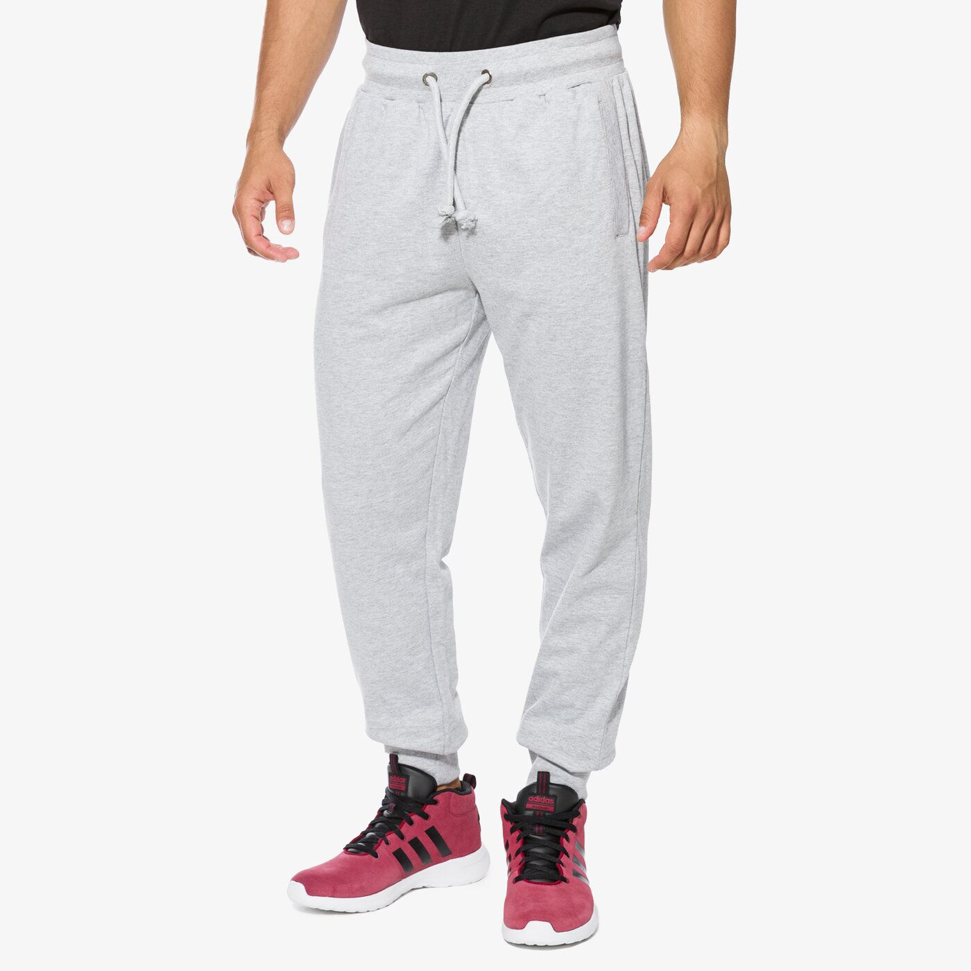 Spodnie dresowe męskie LONSDALE SPODNIE MARL GREY spm17ld0151004 kolor szary