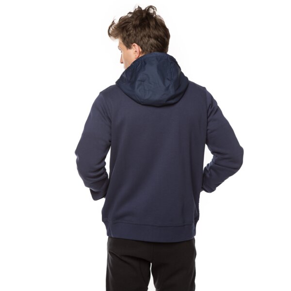 Bluza męska NIKE BLUZA CLUB FLC FZ HOODY WINTER 679372410 kolor granatowy