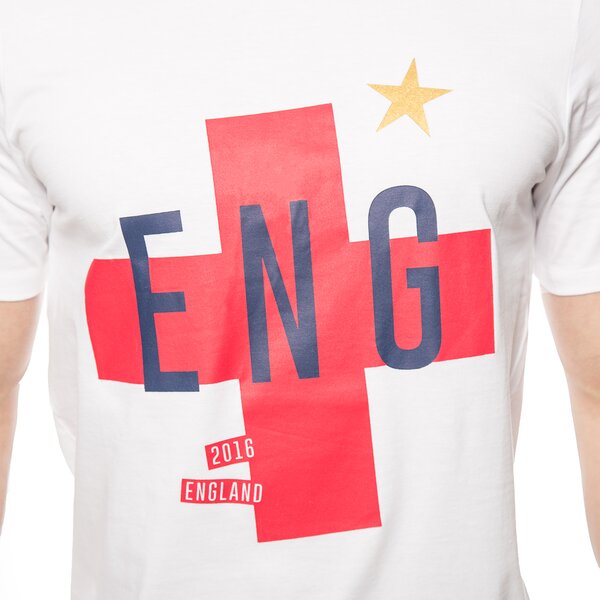 Koszulka męska UMBRO T-SHIRT GRAP ENGLAND 64186u002 kolor biały