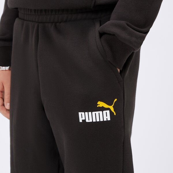 Spodnie dziecięce PUMA SPODNIE ESS+ 2 COL LOGO FL CL B 586988 55 kolor czarny