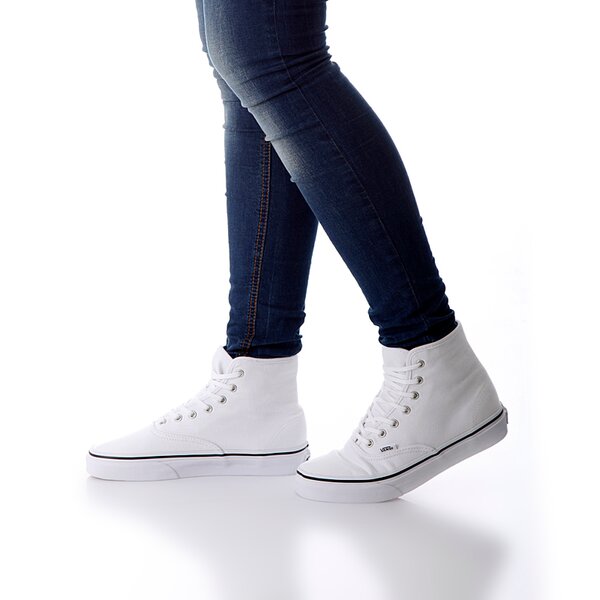 Buty sportowe damskie VANS AUTHENTIC HI  vrqfw00w kolor biały
