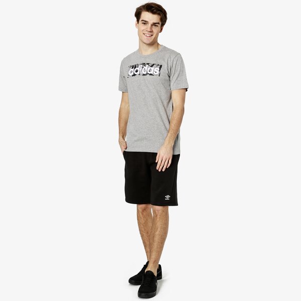 Koszulka męska ADIDAS T-SHIRT SS E LIN AOP BOX T dv3044 kolor szary