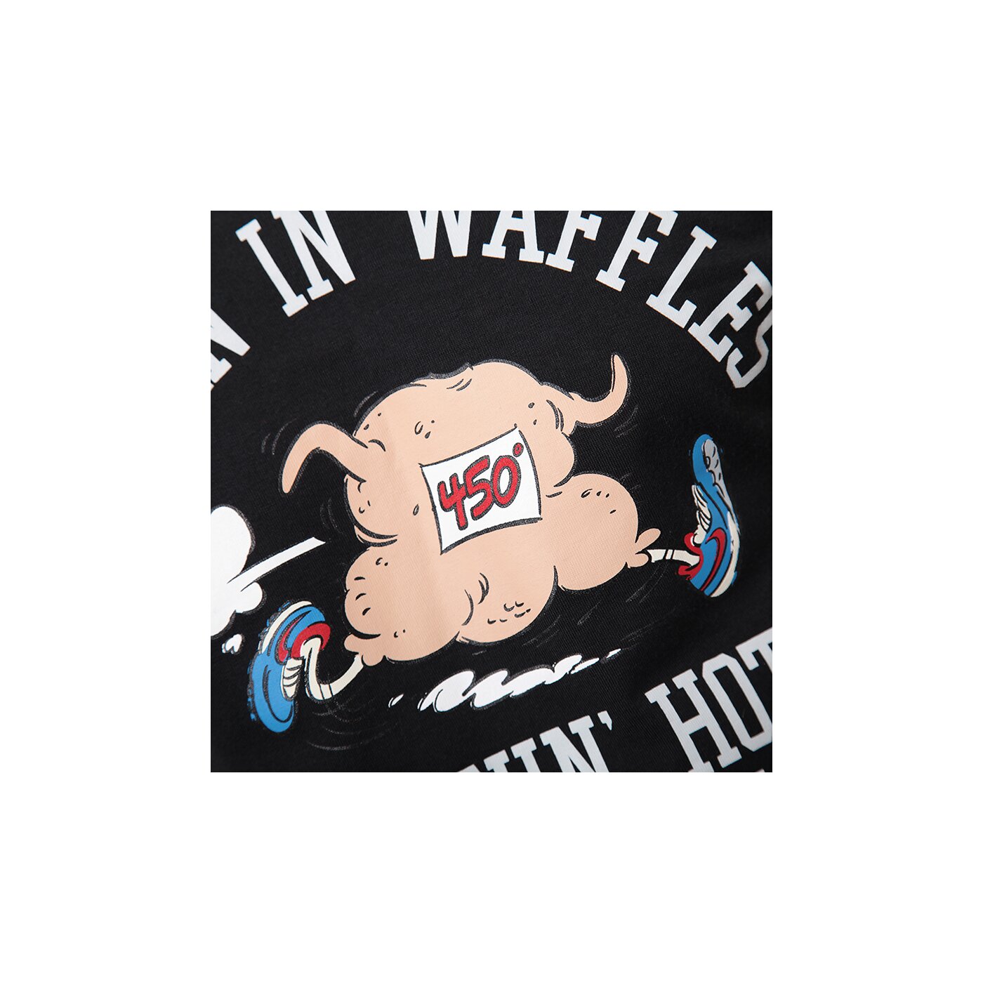 Koszulka męska NIKE T-SHIRT TEE-CHICKEN WAFFLES 631958010 kolor czarny