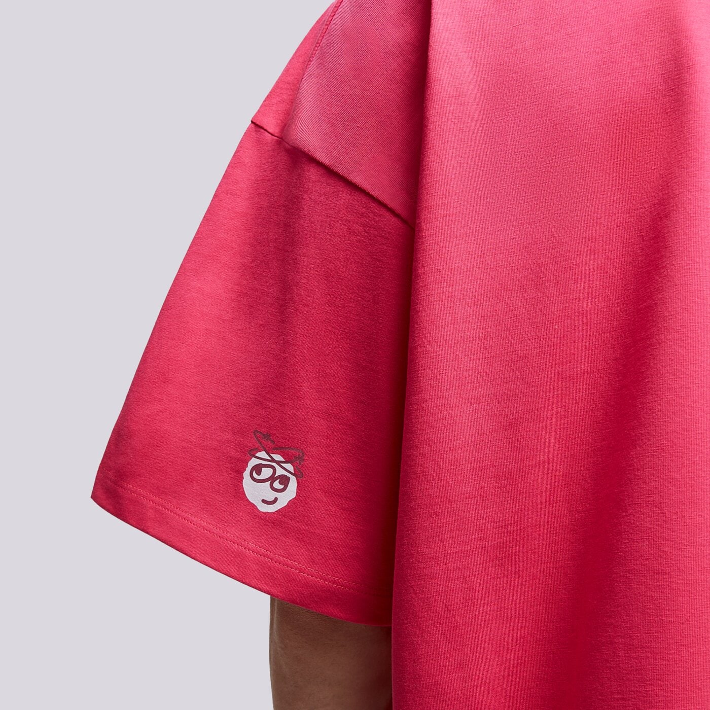 S.NOW JOB SIZEER T SHIRT "NOT MY DAY"-MAGENTA si323tsu54001 kolor różowy