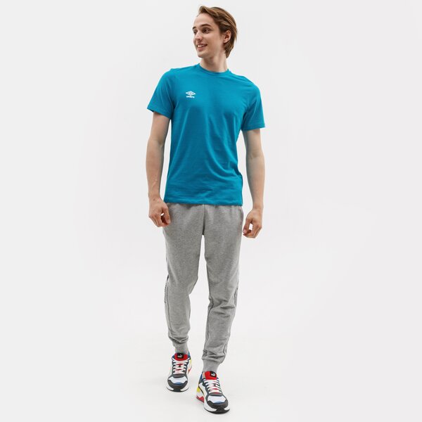 Koszulka męska UMBRO T-SHIRT FW SMALL LOGO COTTON 65353u-jw7 kolor niebieski