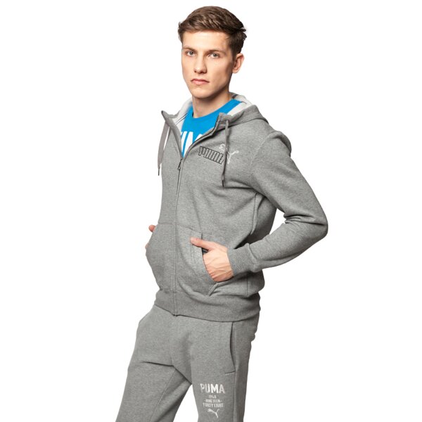 Bluza męska PUMA BLUZA FUN KA PUMA HD. SWEAT 83417203 kolor szary