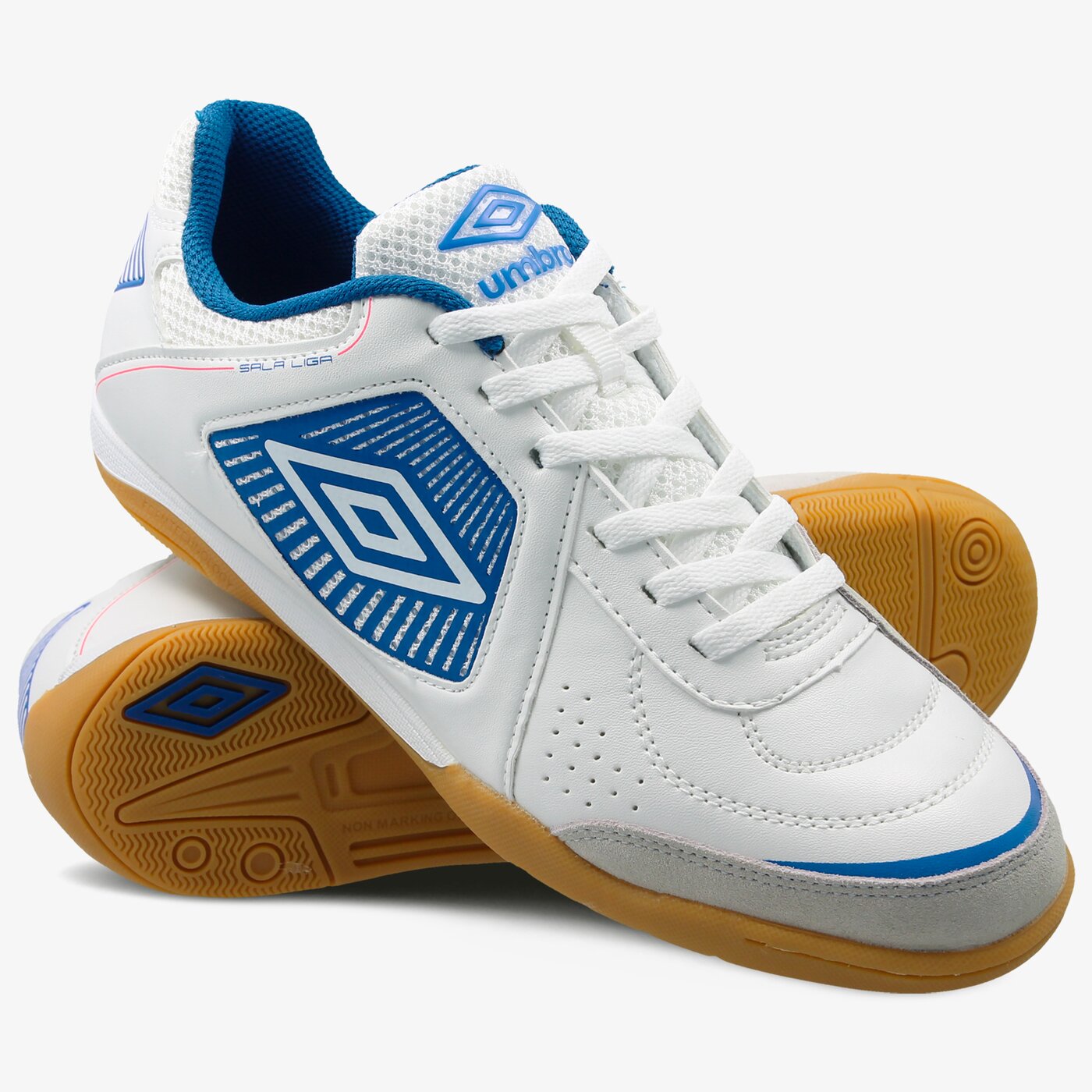 Buty piłkarskie męskie UMBRO SALA LIGA 81376ufrs kolor biały