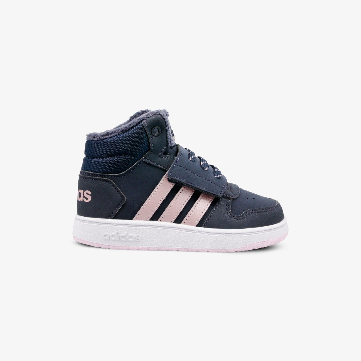 Buty dziecięce ADIDAS HOOPS MID 2.0 I b75943 kolor granatowy