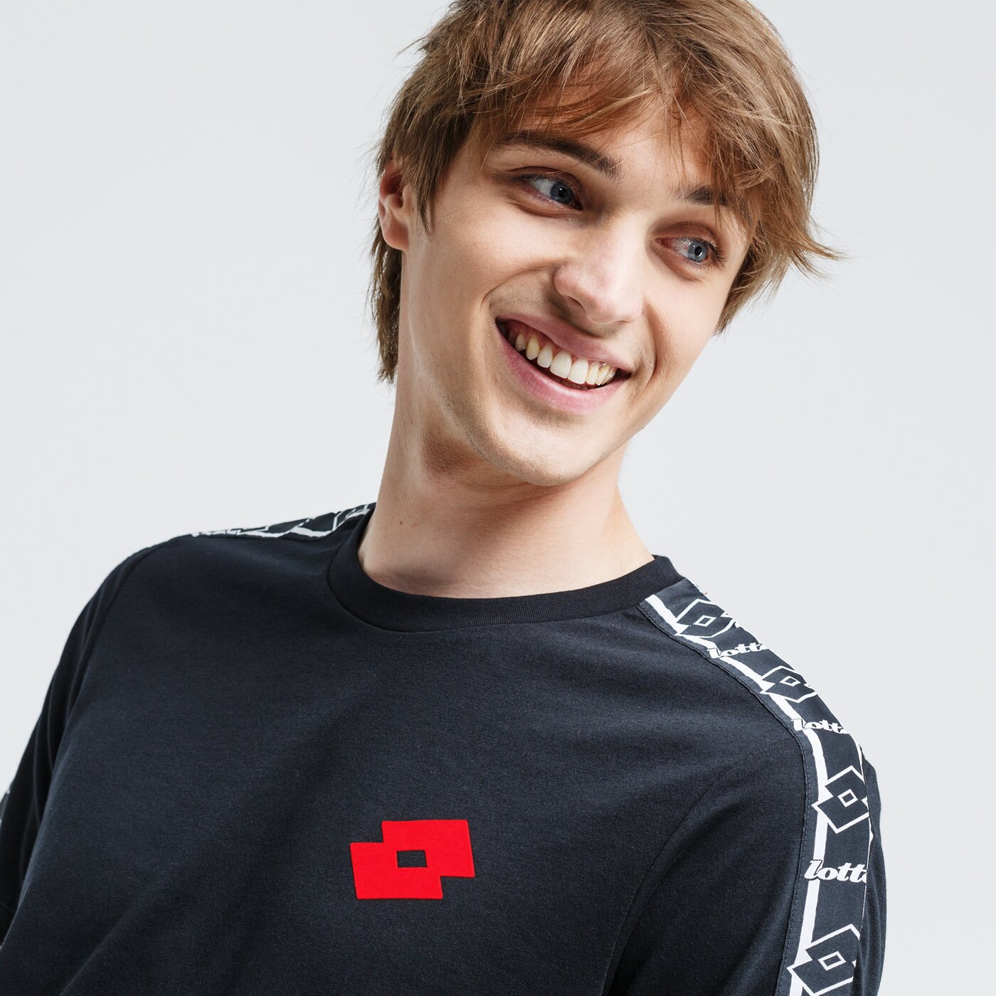 Koszulka męska LOTTO T-SHIRT ATHLETICA CLASSIC II JS 214412-1cl kolor czarny