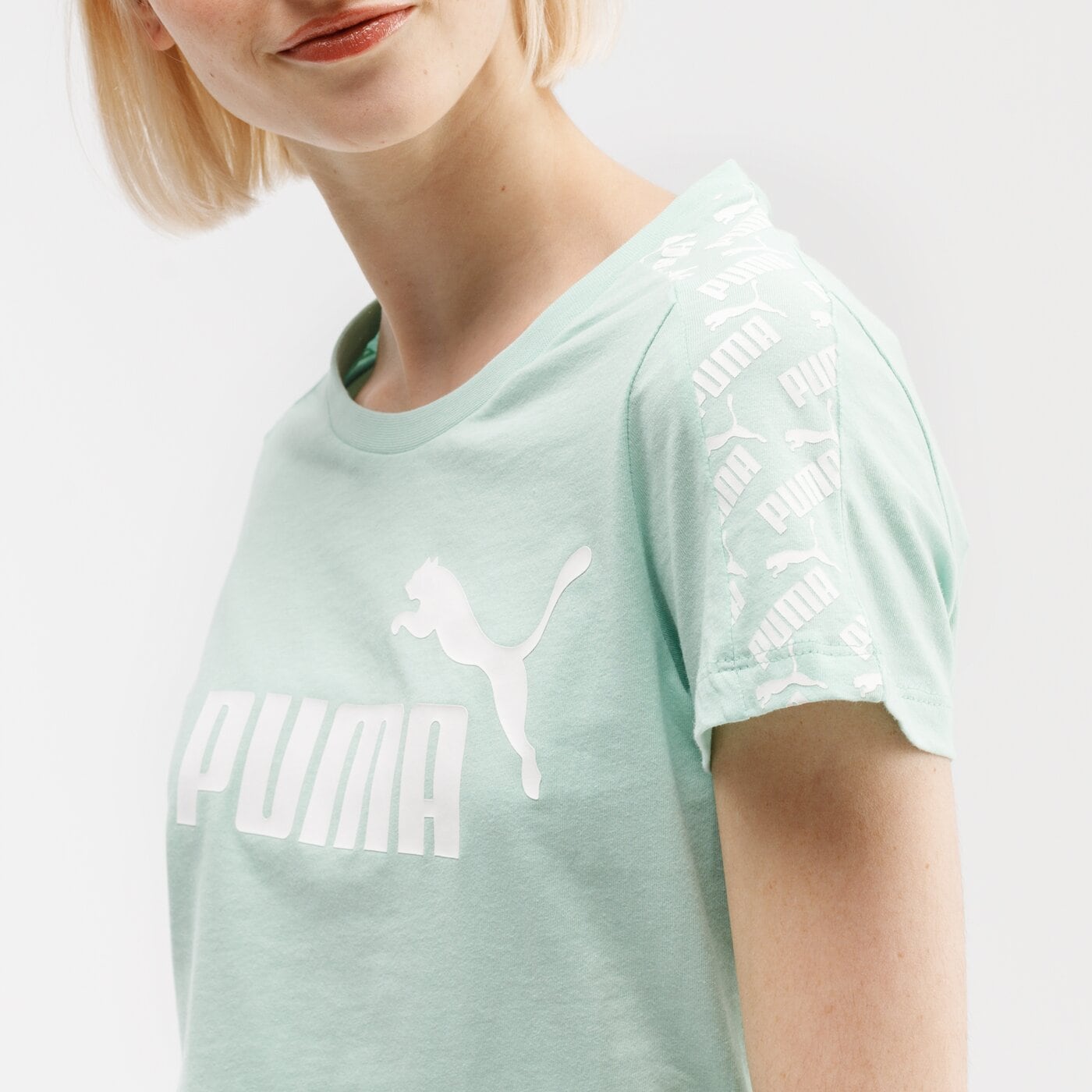 Koszulka damska PUMA T-SHIRT AMPLIFIED 581218 32 kolor zielony