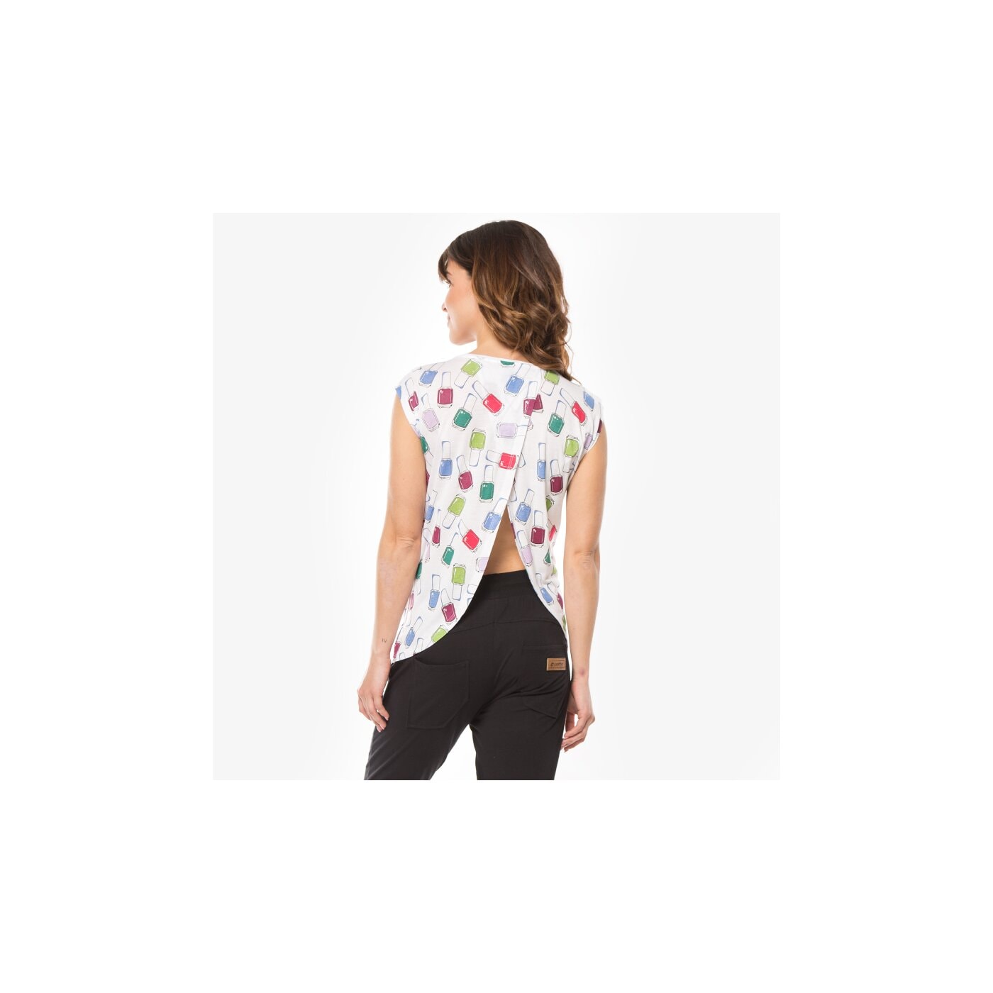 Koszulka damska LOTTO T-SHIRT GLOSS lo16tsd34001 kolor biały