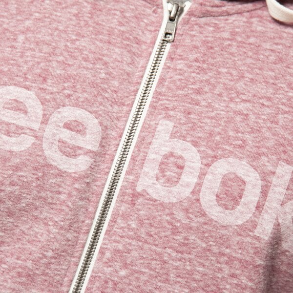 Bluza męska REEBOK BLUZA EL LOGO FULL ZIP ab0184 kolor czerwony
