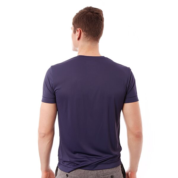 Koszulka męska LOTTO T-SHIRT BLEND q8708 kolor fioletowy