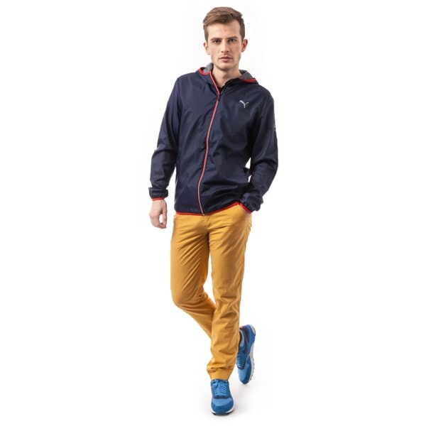 Kurtka przejściowa męska PUMA KURTKA SOLID WINDBREAKER 83230304 kolor granatowy