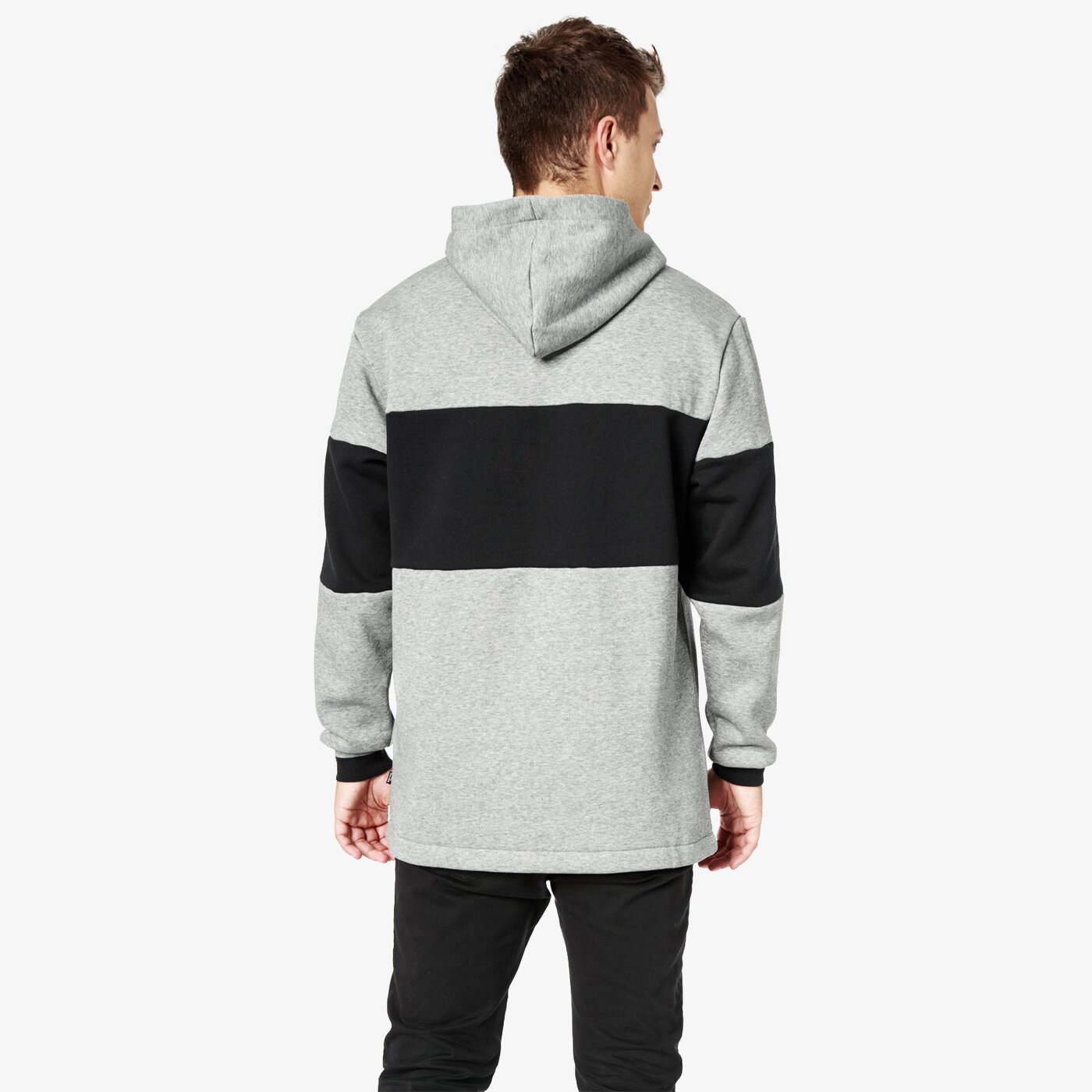 Bluza męska PUMA BLUZA REBEL BLOCK HOODY FL 85240003 kolor szary