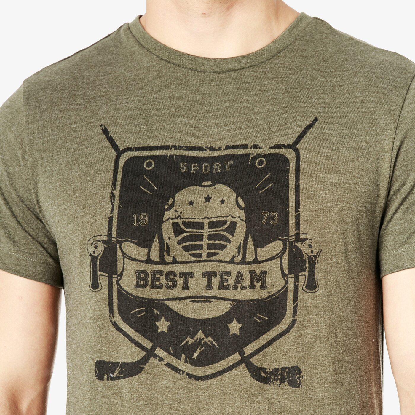 Koszulka męska LOTTO T-SHIRT SS BANDY lo38tsm27002 kolor zielony