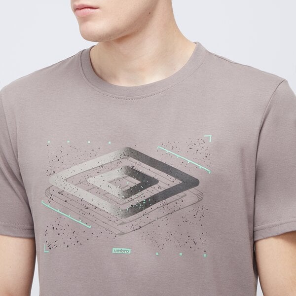 Koszulka męska UMBRO T-SHIRT DEHAY ul324tsm10002 kolor szary