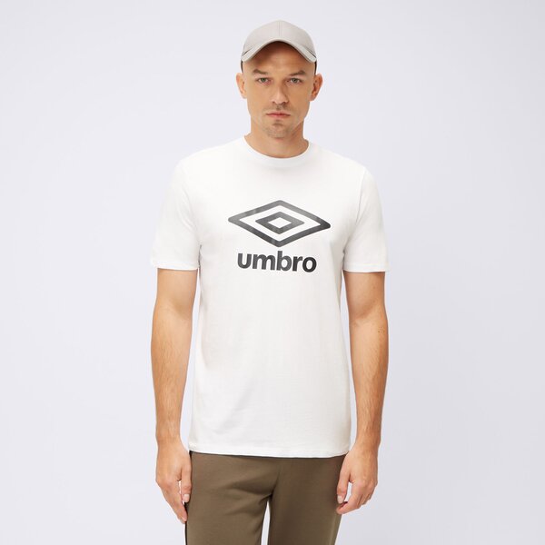 Koszulka męska UMBRO T-SHIRT LARGE LOGO 66413u-13u kolor biały