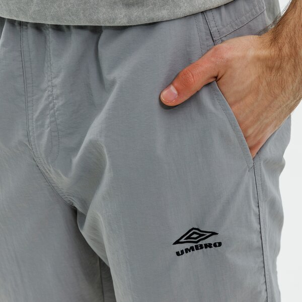 Spodnie dresowe męskie UMBRO SPODNIE UTILITY TAPERED 65878u-bej kolor szary