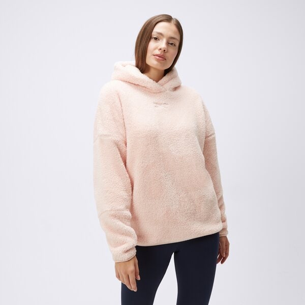 Bluza damska REEBOK BLUZA Z KAPTUREM LUX COZY PLUSH 100035033 kolor pudrowy ro