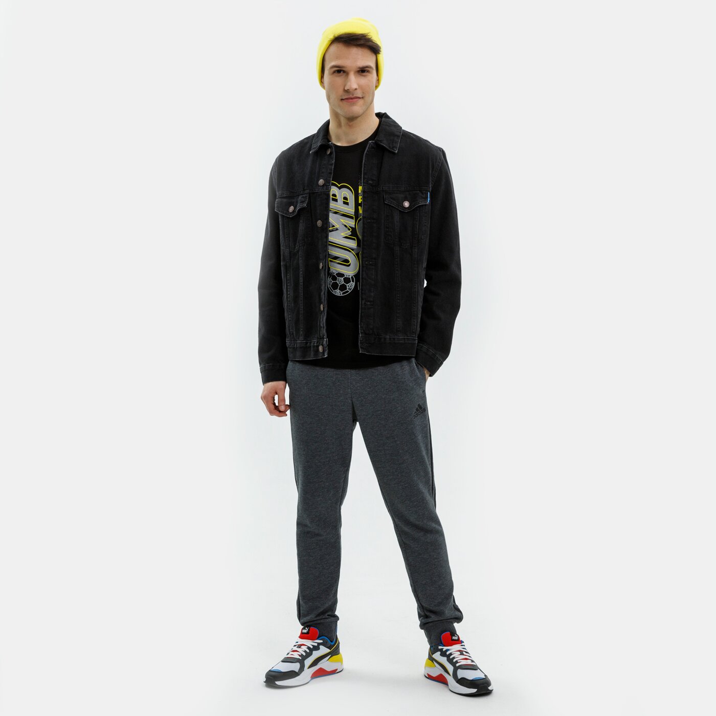 Koszulka męska UMBRO T-SHIRT ATADO ul321tsm15001 kolor czarny