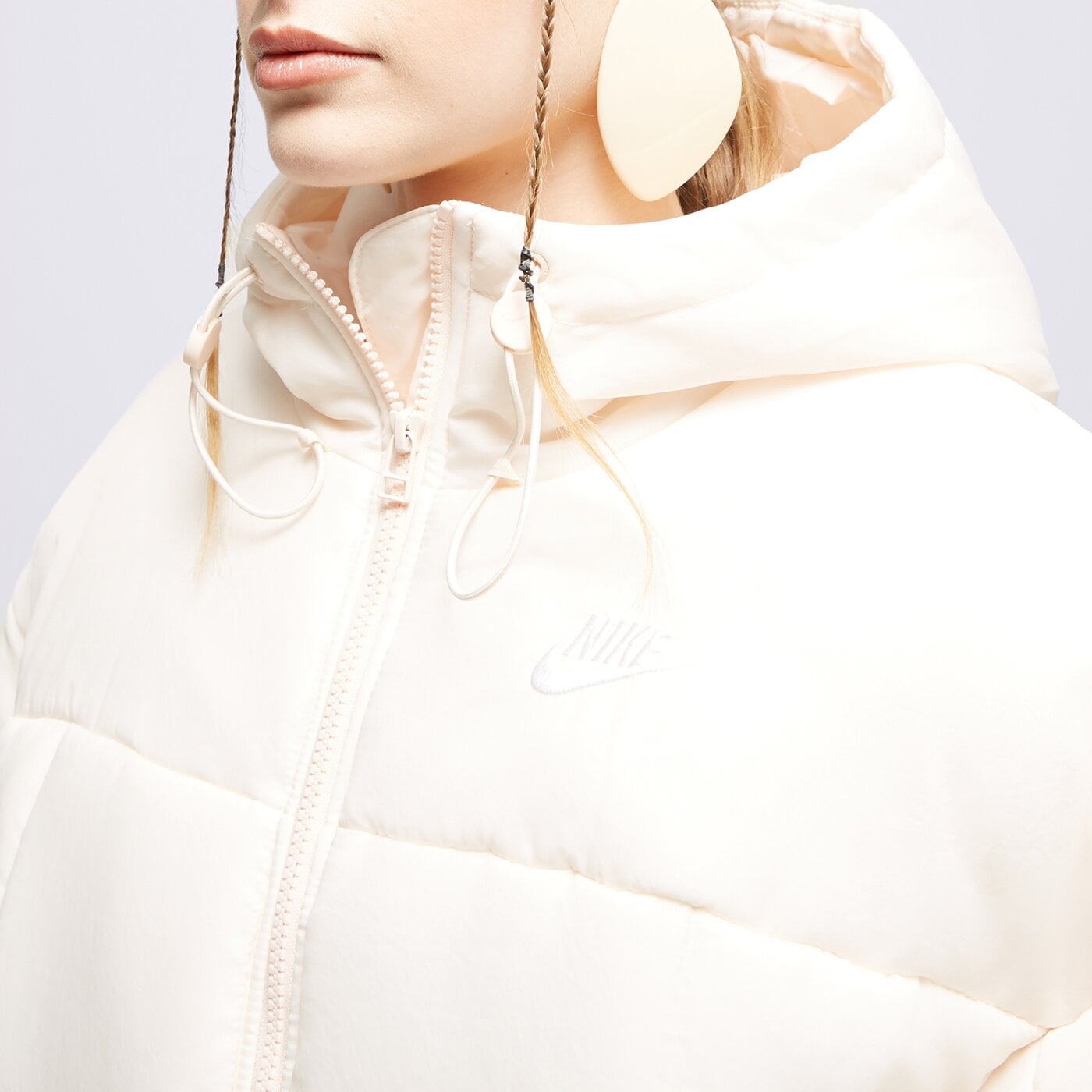 Kurtka zimowa damska NIKE KURTKA ZIMOWA W NSW TF THRMR fb7672-838 kolor beżowy