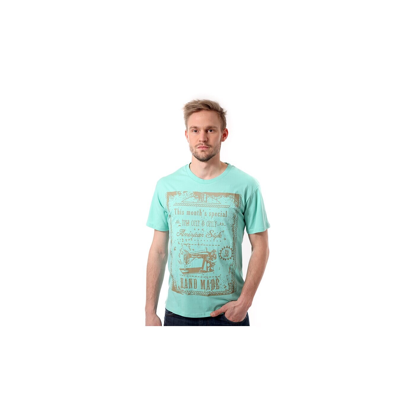 Koszulka męska CONFRONT  T-SHIRT TIM cf14tsm07002 kolor zielony