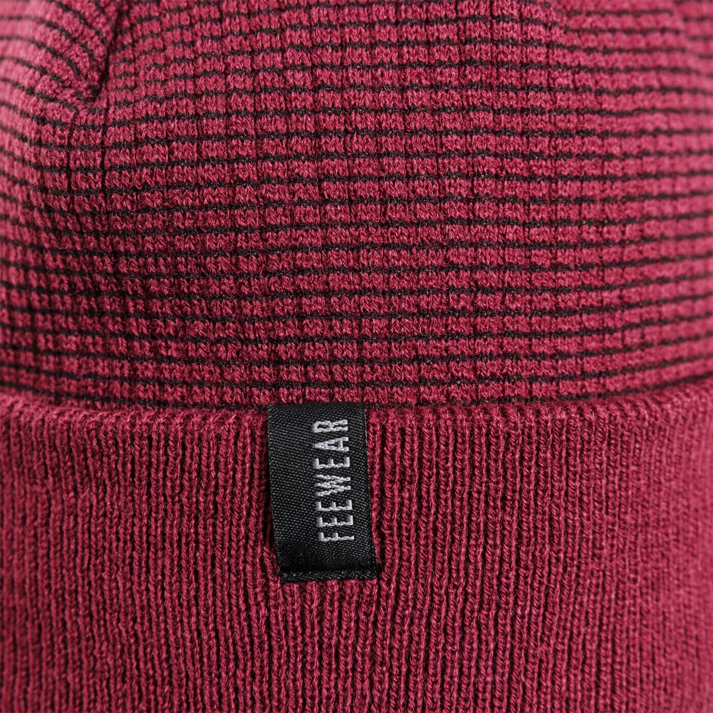 Czapka zimowa damska FEEWEAR CZAPKA MOSS fw39hat05003 kolor bordowy