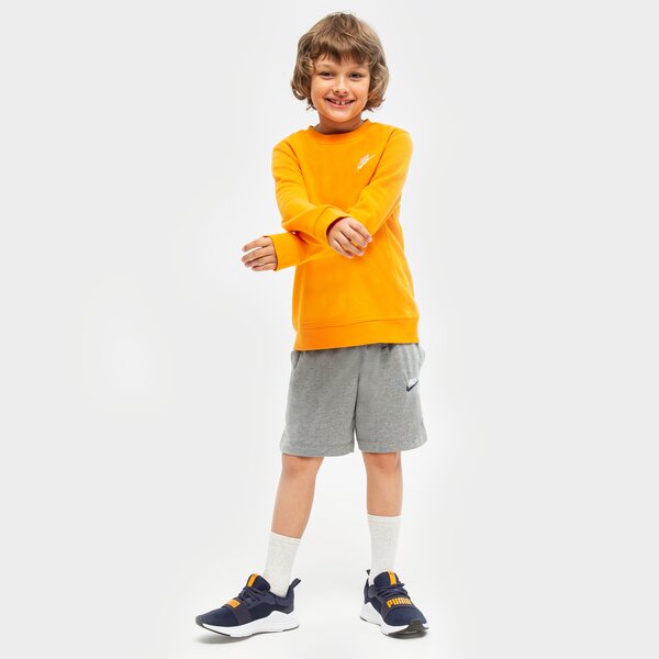 Bluza dziecięca NIKE BLUZA B NSW CLUB CREW BB BOY dv1234-886 kolor żółty