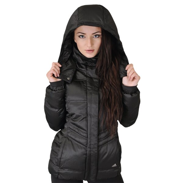Kurtka zimowa damska ADIDAS KURTKA J DOWN JKT o05143 kolor czarny