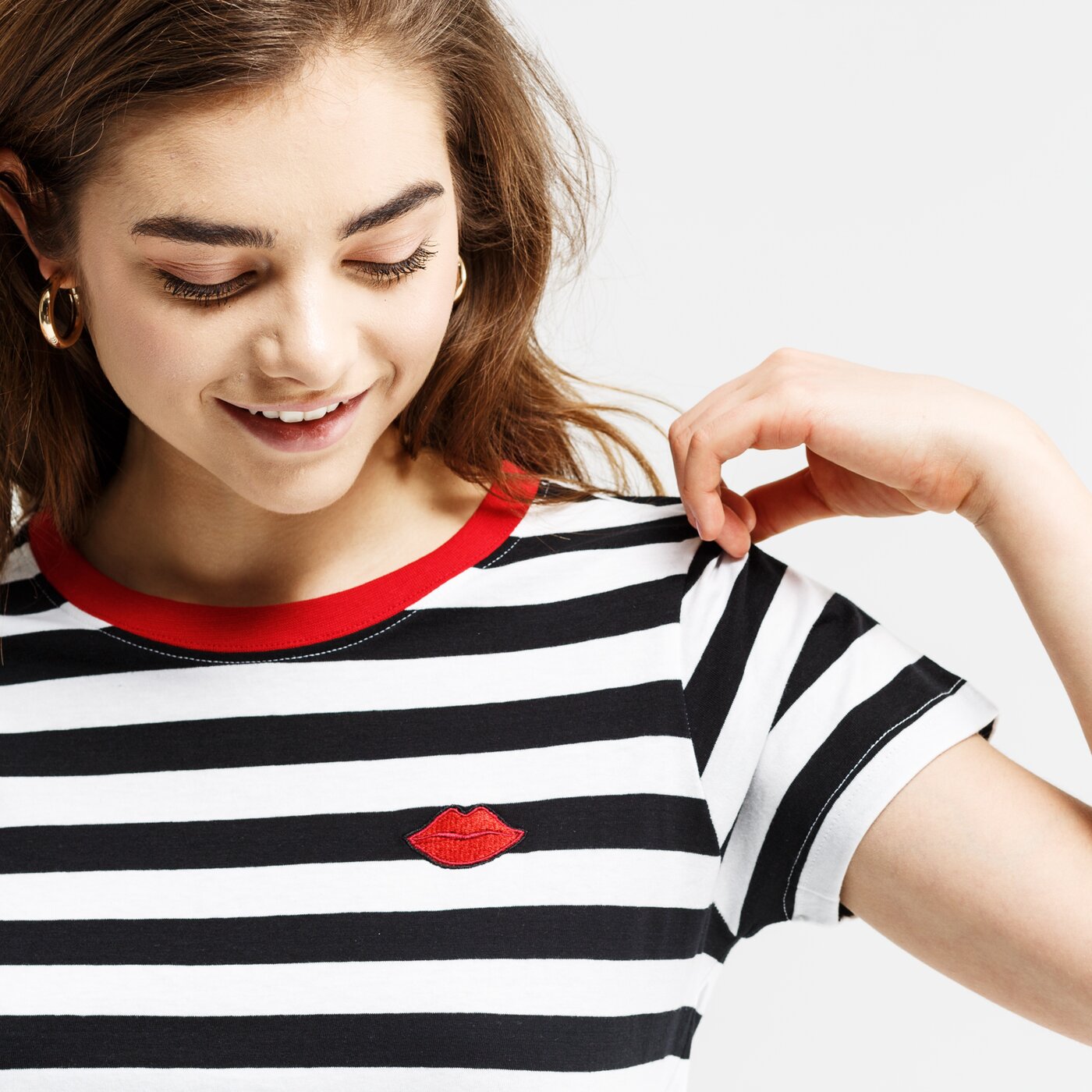 Koszulka damska LOTTO T-SHIRT SS MONZA lo19tsd09001 kolor granatowy