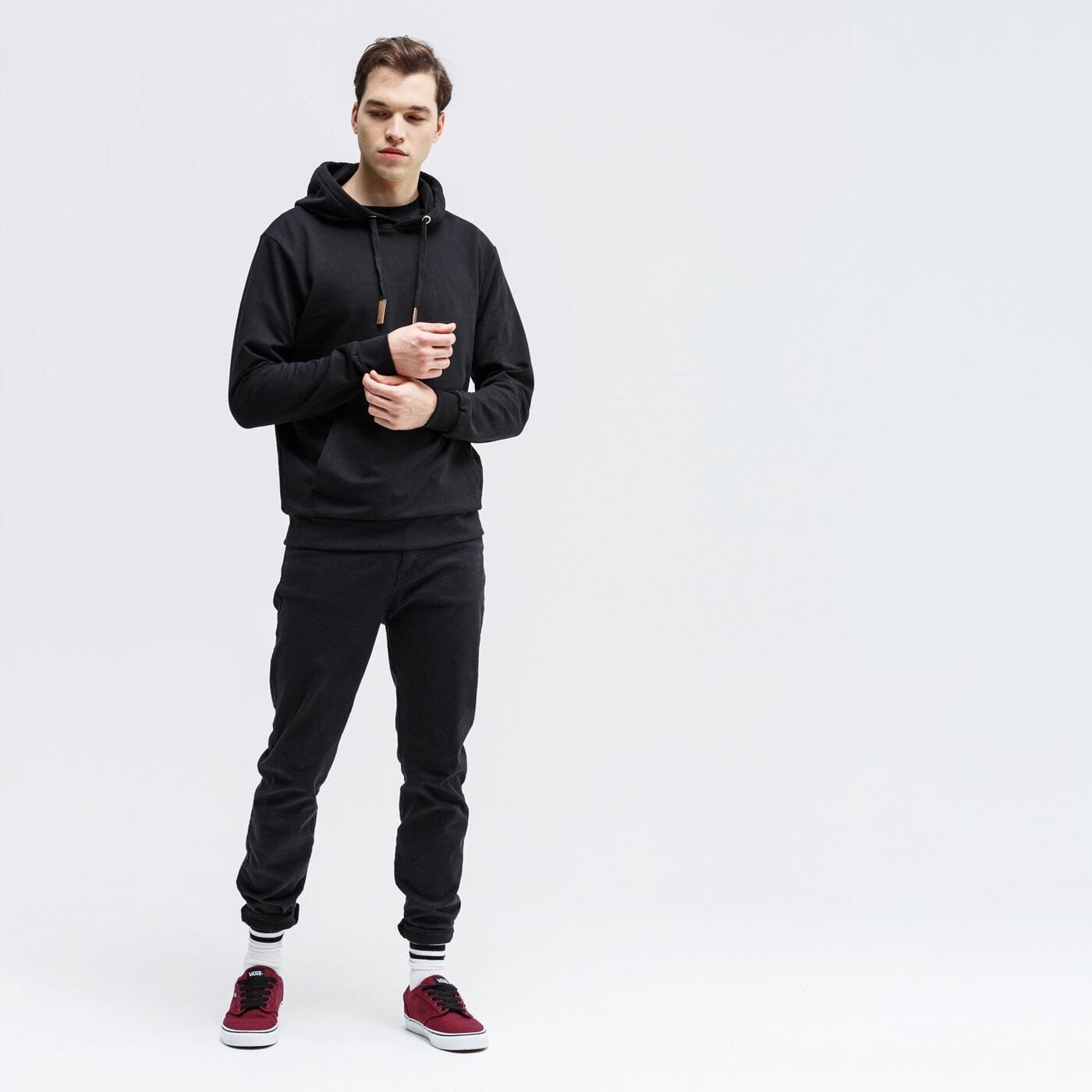 Bluza męska FEEWEAR BLUZA Z KAPTUREM LOVAGE fw39blm24001 kolor czarny