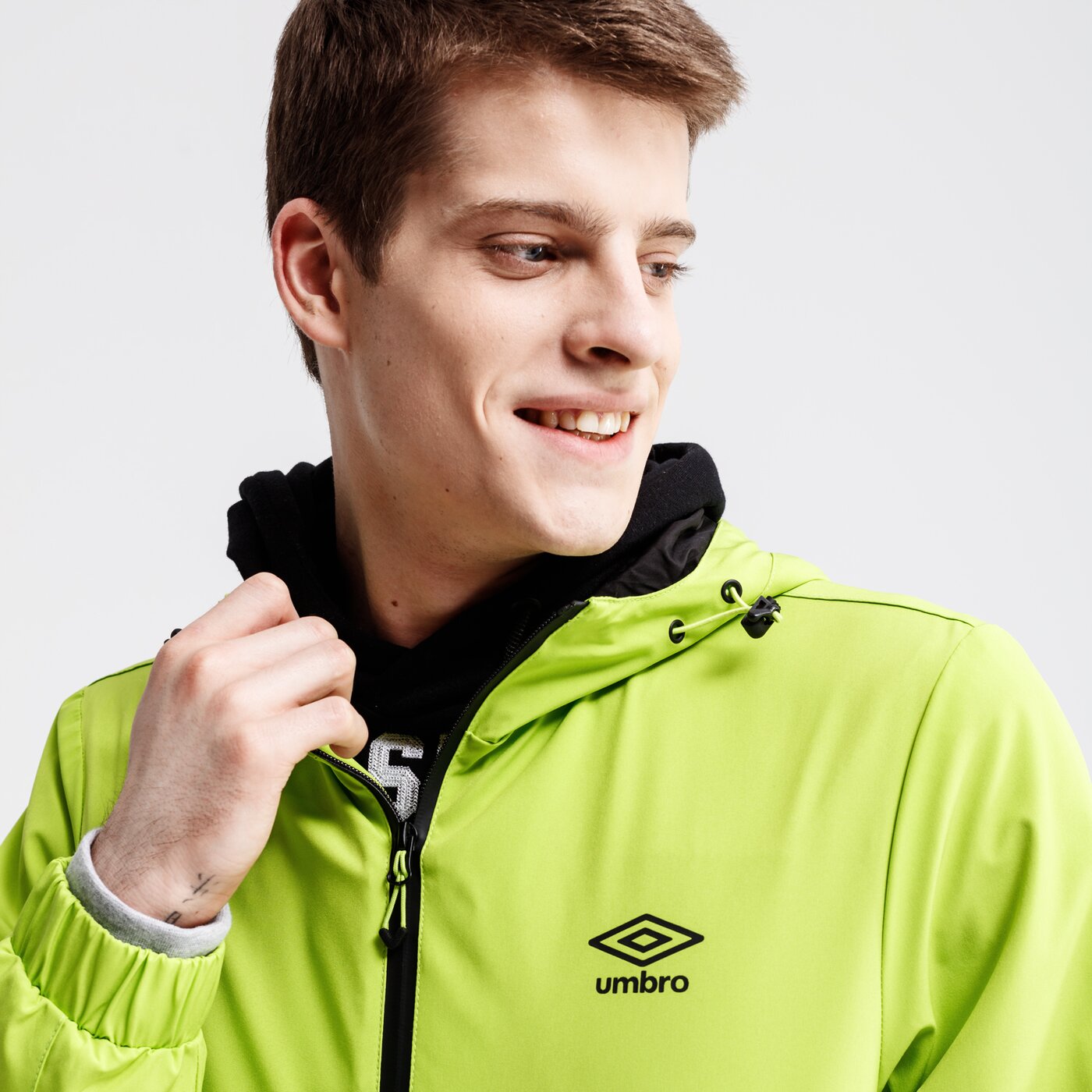 Kurtka przejściowa męska UMBRO KURTKA SETAR ul19kum22001 kolor zielony