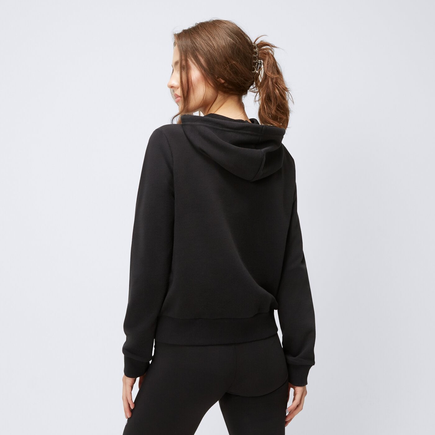 Bluza damska REEBOK BLUZA ROZPINANA Z KAPTUREM RI SL FT FZ 100071705 kolor czarny