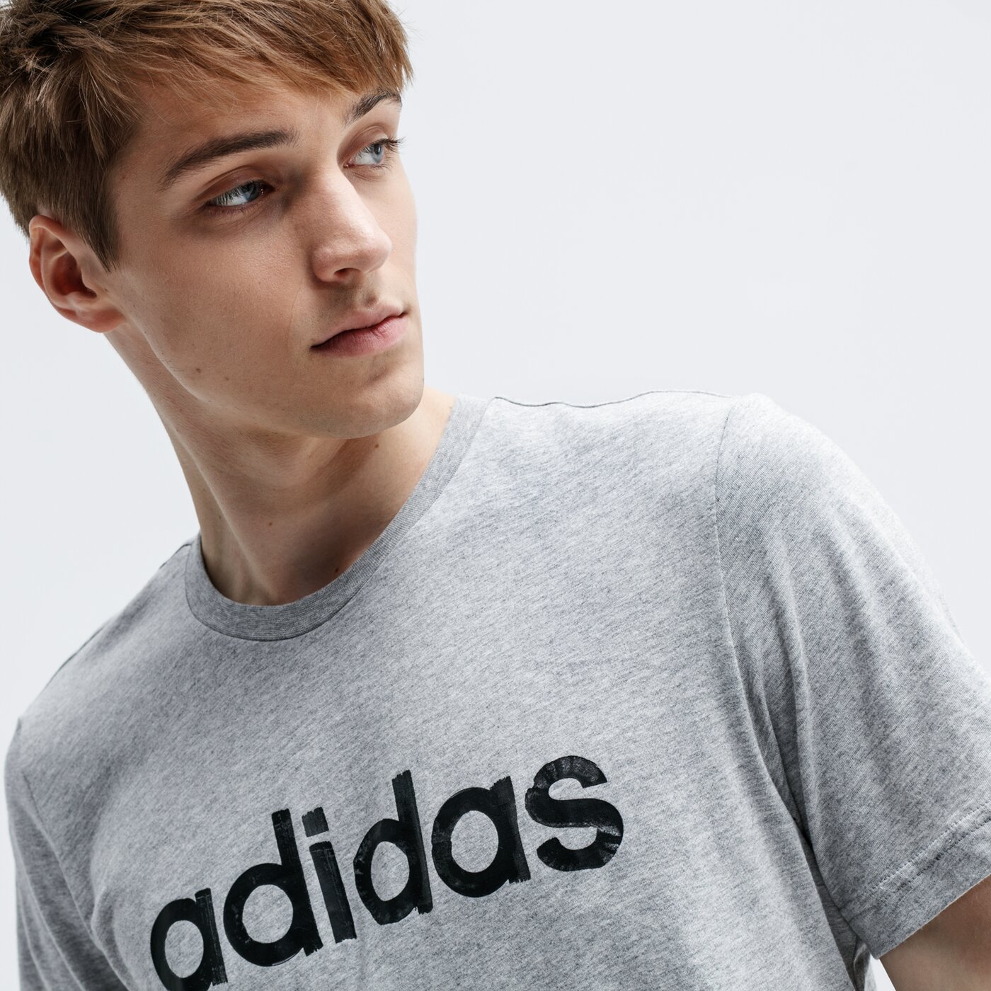 Koszulka męska ADIDAS T-SHIRT SS M GRFX LNR T 3 ei4580 kolor szary