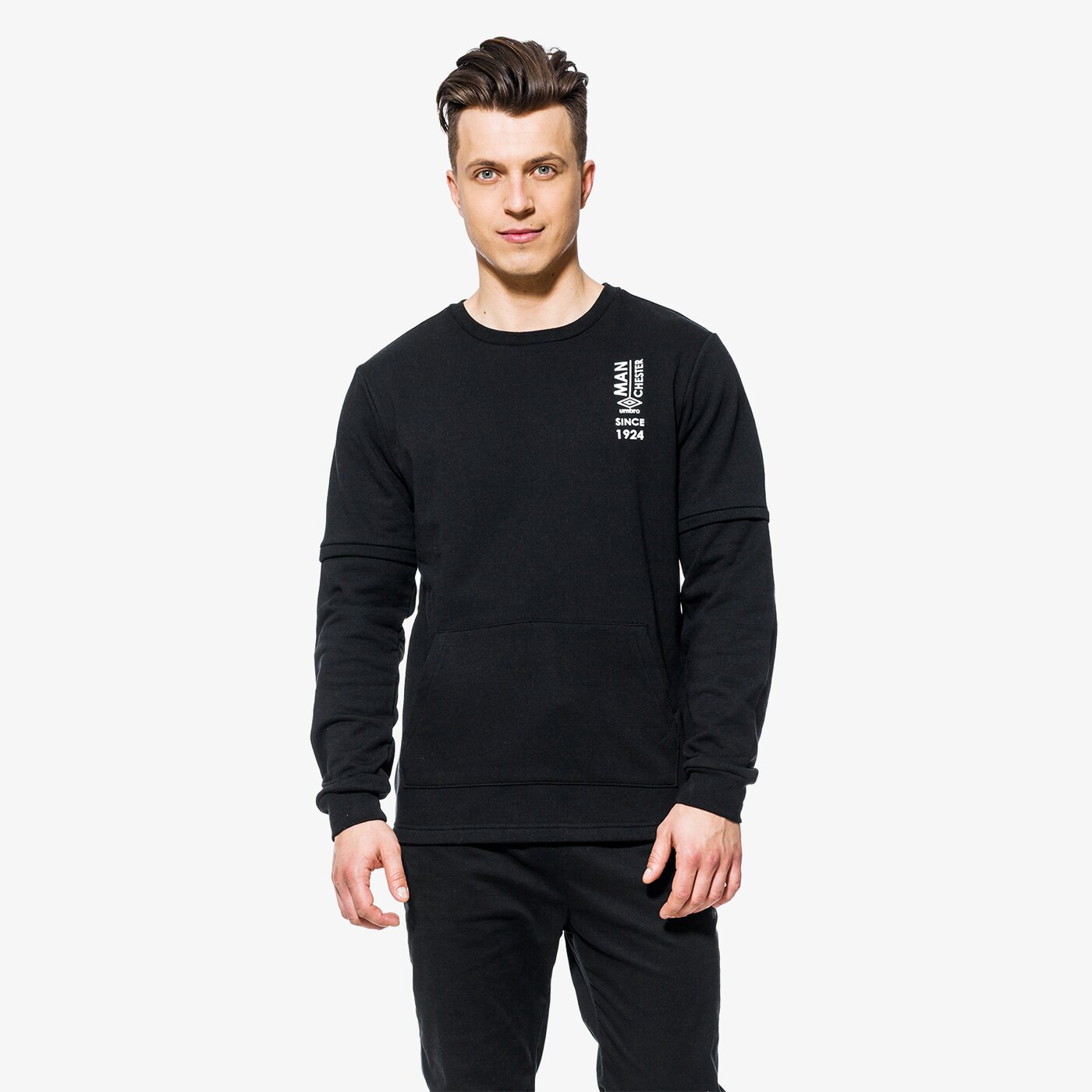 Bluza męska UMBRO BLUZA BAT ul18blm09001 kolor czarny