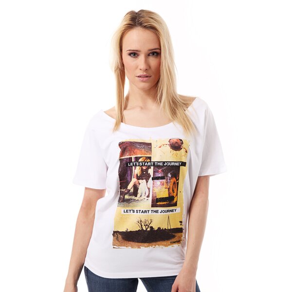 Koszulka damska CONFRONT  T-SHIRT ADA cf14tsd06001 kolor biały