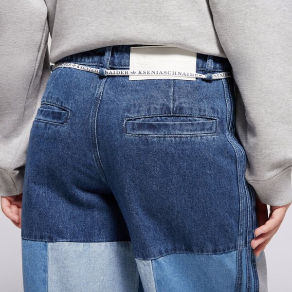 ADIDAS SPODNIE KSENIA PW JEANS iw5663 kolor niebieski
