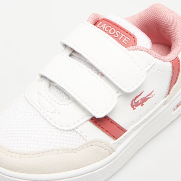 Buty dziecięce LACOSTE T-CLIP 747sui0015b53 kolor biały