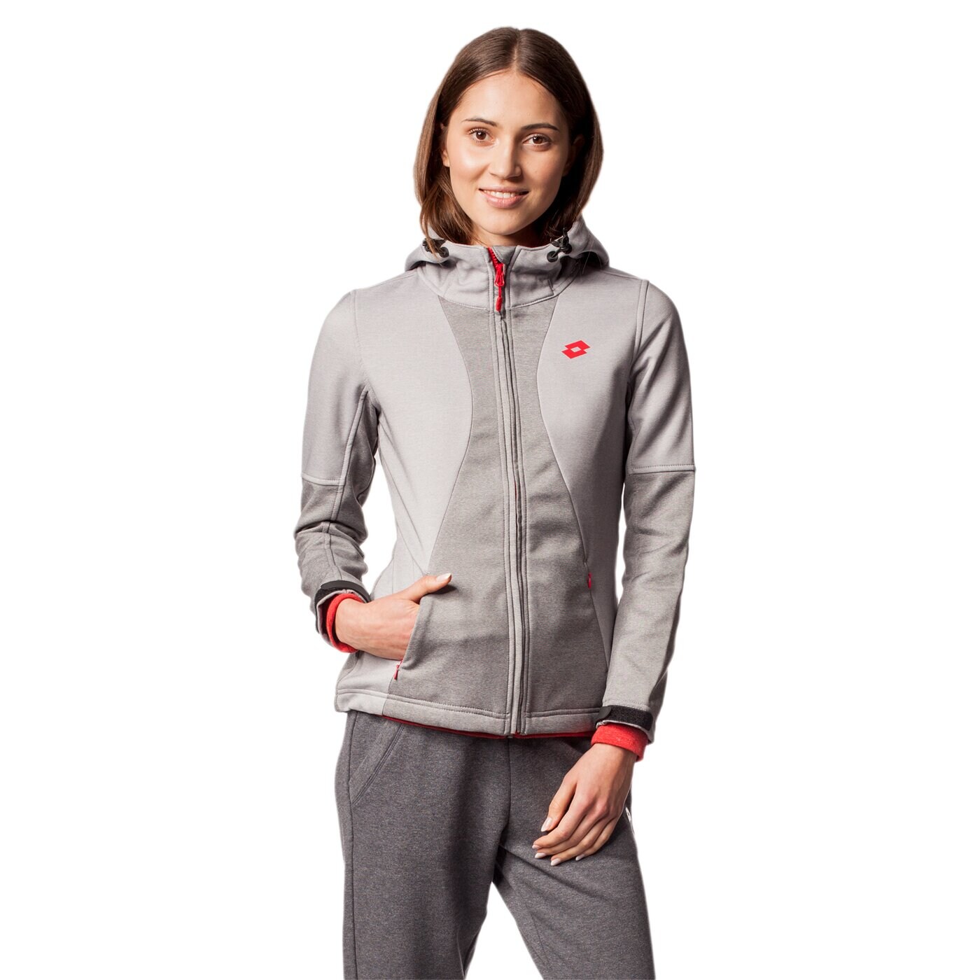 Kurtka przejściowa damska LOTTO SOFTSHELL MONCANA lo36ksd01001 kolor szary
